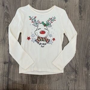 Kids small Christmas long sleeve T-shirt